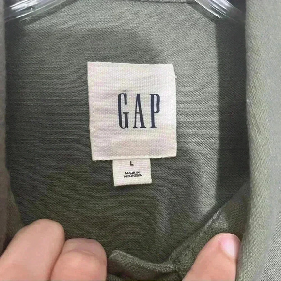 GAP Jacket with Crochet pocket Military style Utility jacket | size large - Picture 7 of 12